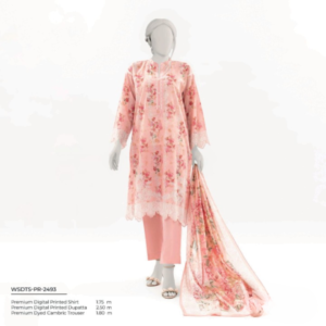 Mtj By Molana Tariq Jamil Luxury Digital Premium Printed Airjet Lawn 3-Piece Spring Summer Collection