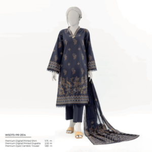 Mtj By Molana Tariq Jamil Luxury Digital Premium Printed Airjet Lawn 3-Piece Spring Summer Collection