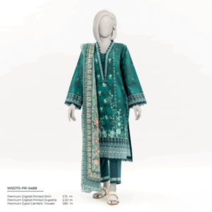 Mtj By Molana Tariq Jamil Luxury Digital Premium Printed Airjet Lawn 3-Piece Spring Summer Collection