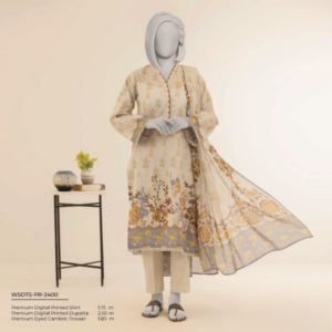 Mtj By Molana Tariq Jamil Luxury Digital Premium Printed Airjet Lawn 3-Piece Spring Summer Collection