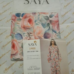 2 Piece Printed Lawn #saya