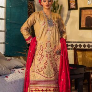 3_Piece Luxury Embroidered Lwan