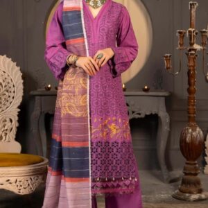 3_Piece schiffli multihead embroidery lawn