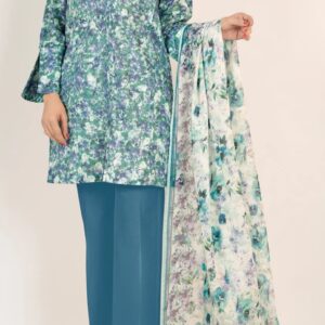 3_Piece #saya printed lawn