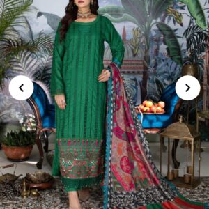 3_Piece schiffli multihead embroidery lawn