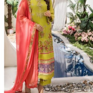 3 Piece luxury embroidered Lawn #ukfashion