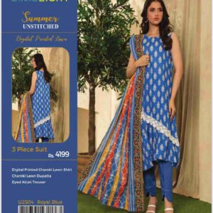 Limelight 3-piece Printed Chamki lawn