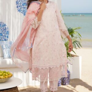 03 piece embroidry lawn